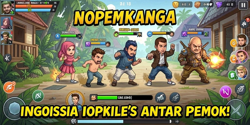 Tampilan grafis yang menawan dan penuh warna.