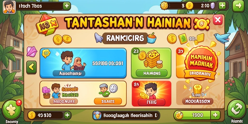 Tampilan awal yang menarik dan user-friendly.