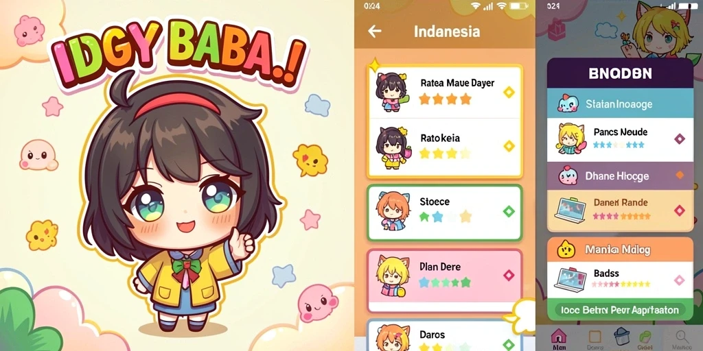 Tangkapan layar menunjukkan karakter utama dalam aksi.