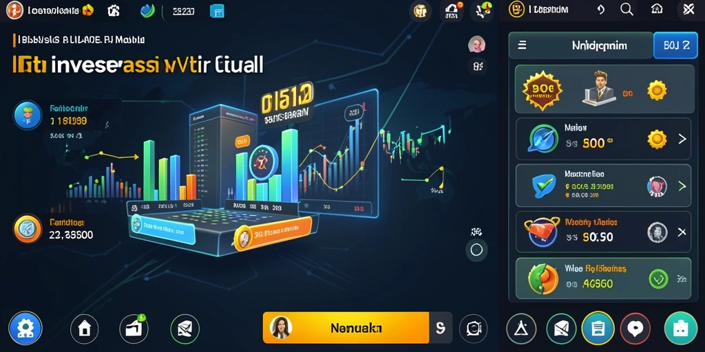 Tampilan awal game yang menarik dan interaktif.