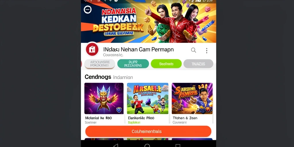 Tampilan antarmuka yang modern dan menarik.