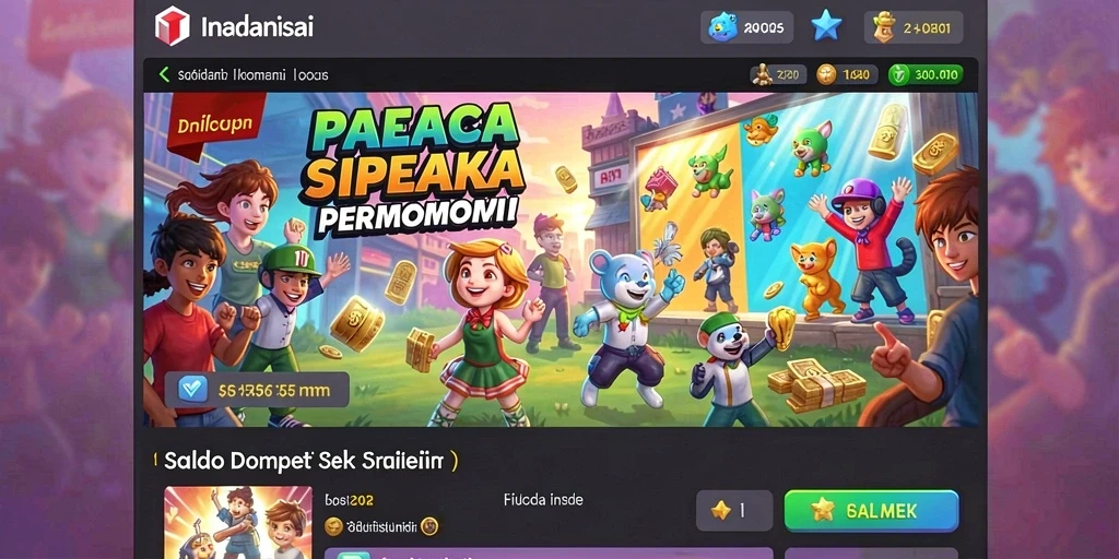Tampilan grafis yang menakjubkan dari dunia RPZZZ.
