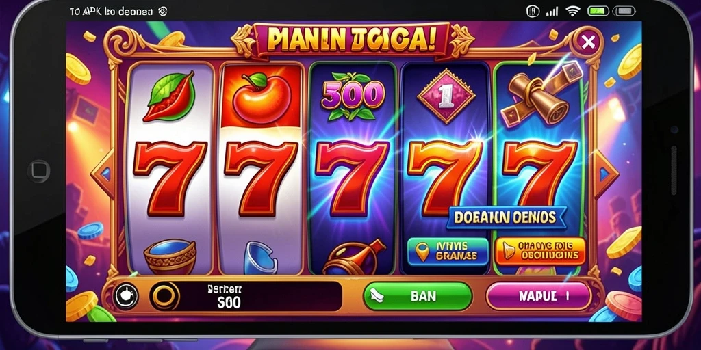 Tampilan menu awal yang menarik dan interaktif.